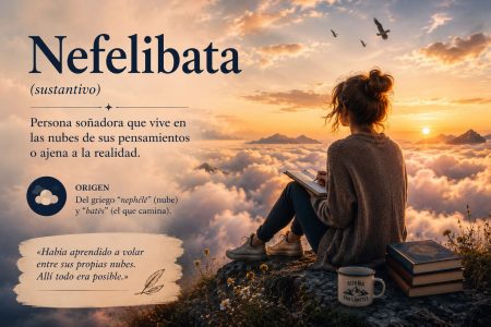 Nefelibata palabra curiosa