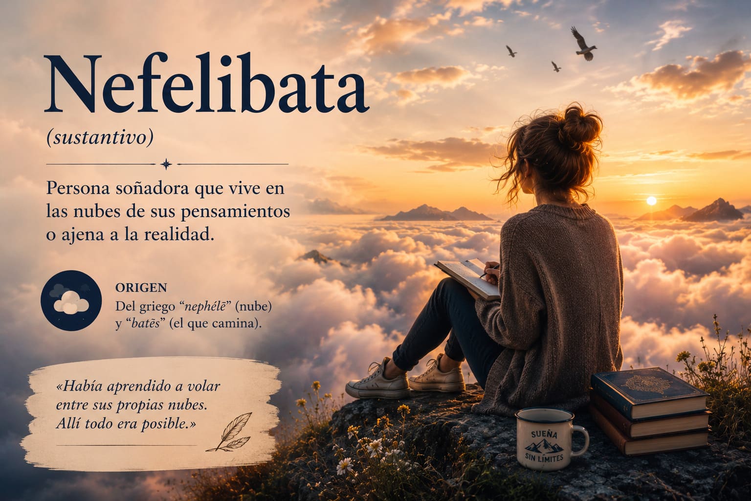 Nefelibata palabra curiosa
